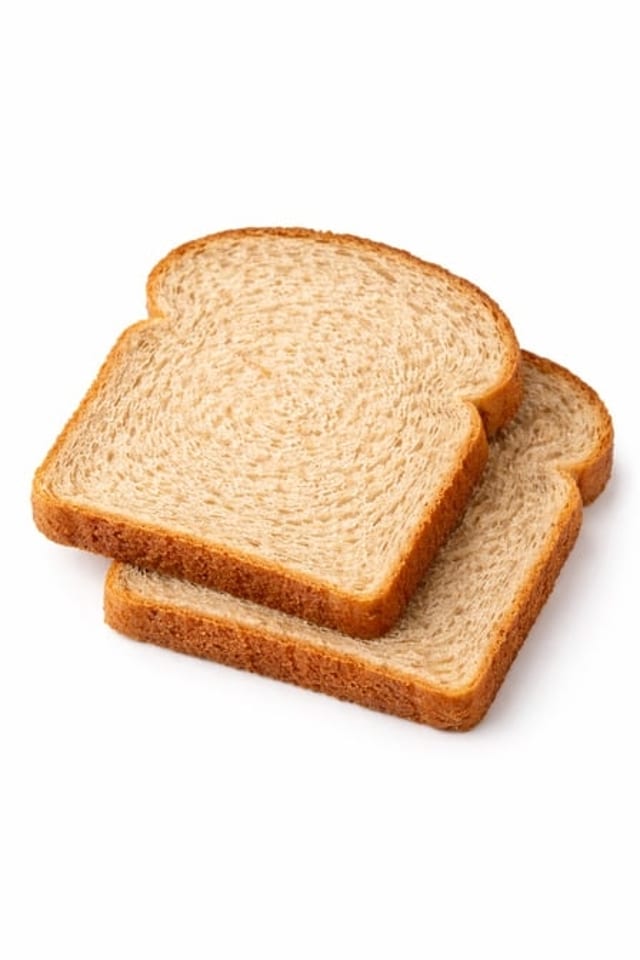 2 Slices Wheat Bread.