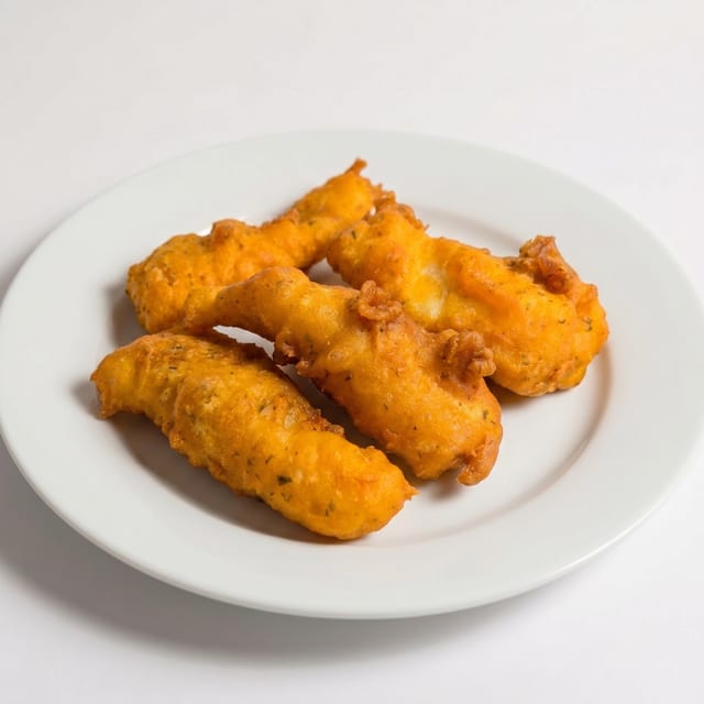 Battered Cod.