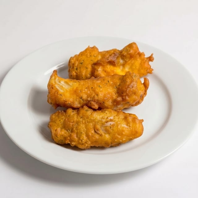 Battered Cod Snack.